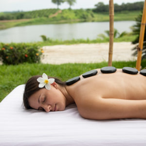Terapia de piedras calientes