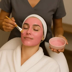 Rose Facial Veil Mask